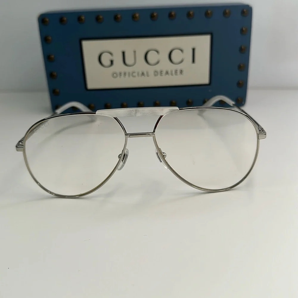 New Authentic Gucci GG0242S-008 Fashion Luxury Sunglass
